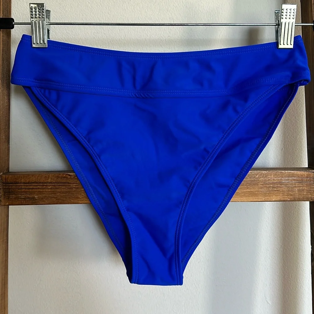 NEW Set of 2 High Waisted High Rise High Leg Cut Bikini Bottoms